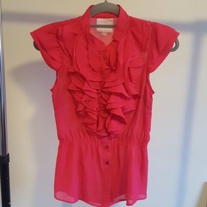 Super feminine ruffled blouse